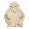 Girls high quality fully lined cotton twill casual loose snap button jacket