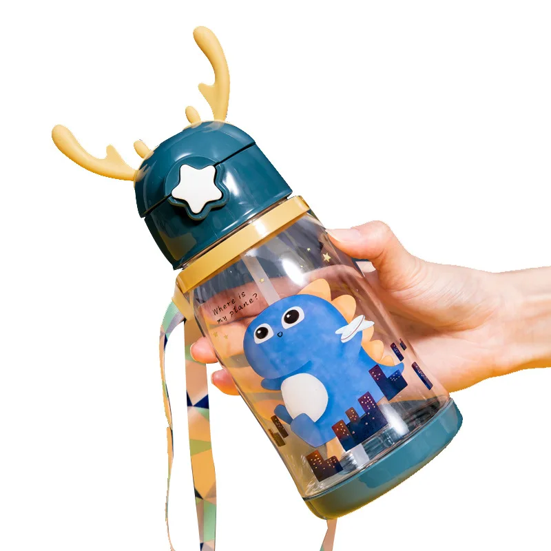 

leak-proof unicorn cute water bottle childrens water bottles kids plastic water bottles for children, Customized color