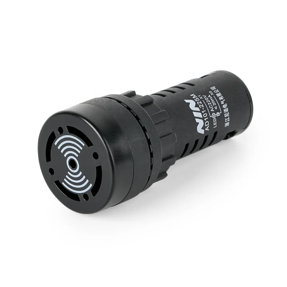 

22mm mounting size buzzer illuminated plastic indicator light buzzer high quality advanced electronic buzzer high quality