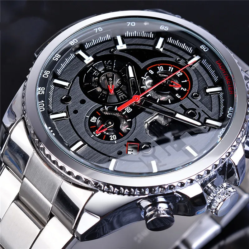 

luxury brand mens mechanical wristwatch original Waterproof low moq transparent skeleton automatic wrist watch price