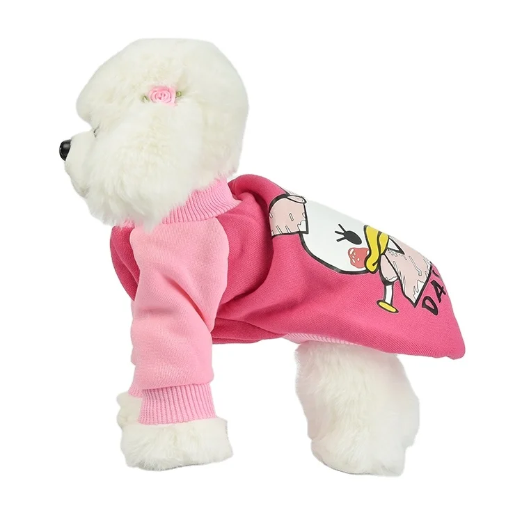 

Fashion Winter Pet Polyester Clothes Pet Coat Dog Clothes Good Quality Pet Clothes For Dogs, Pink