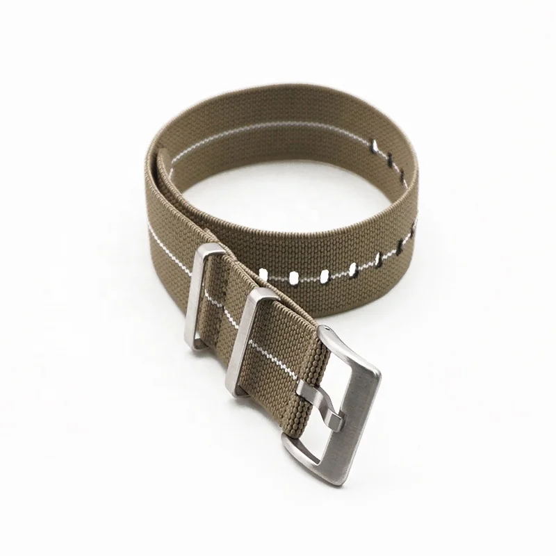 

JUELONG 24 Colors Elastic Nato Watchband Adjustable Nylon Strap Watch Band, Per chart/customize