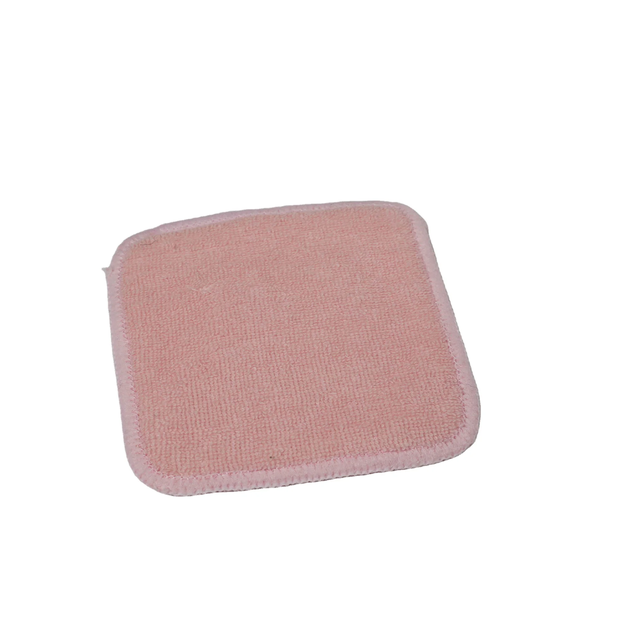 

bamboo cotton or RPET material white makeup remove face cleaning pad, Customed