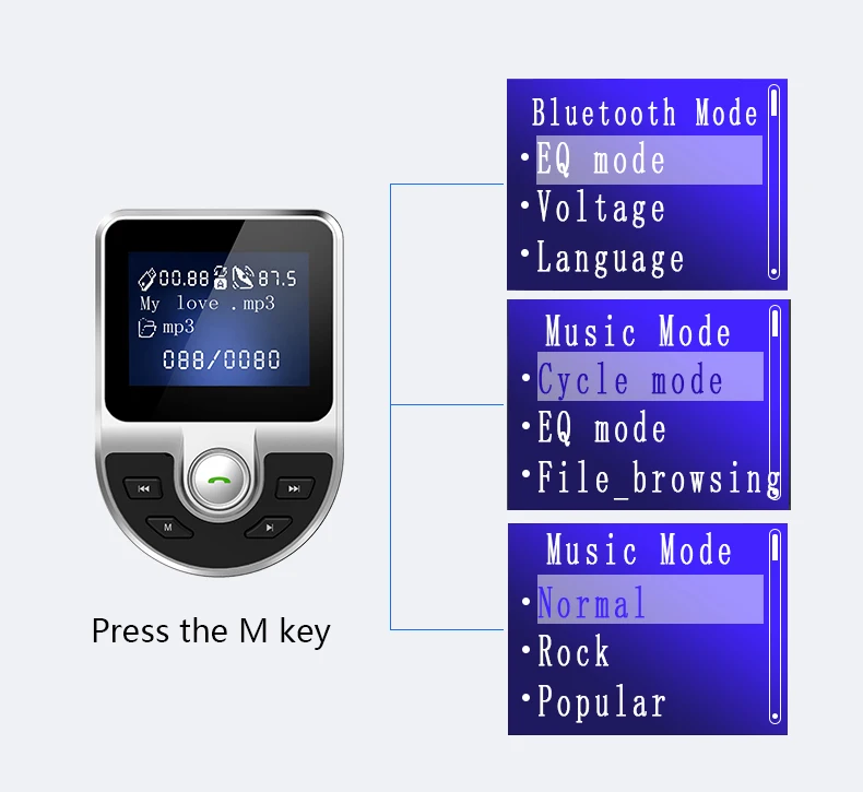 U盘卡fm 发射器bt39 新款大屏幕车载mp3 蓝牙免提呼叫车载mp3 播放器 Buy 蓝牙mp3 Fm 收音机播放器 司机汽车mp3 播放器 车载mp3 播放器与蓝牙