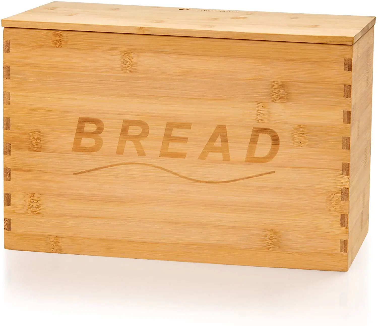 

Bamboo Bread Box-With Lid-Bread Box for Kitchen Countertop-Farmhouse Kitchen Decor- For Kitchen Storage