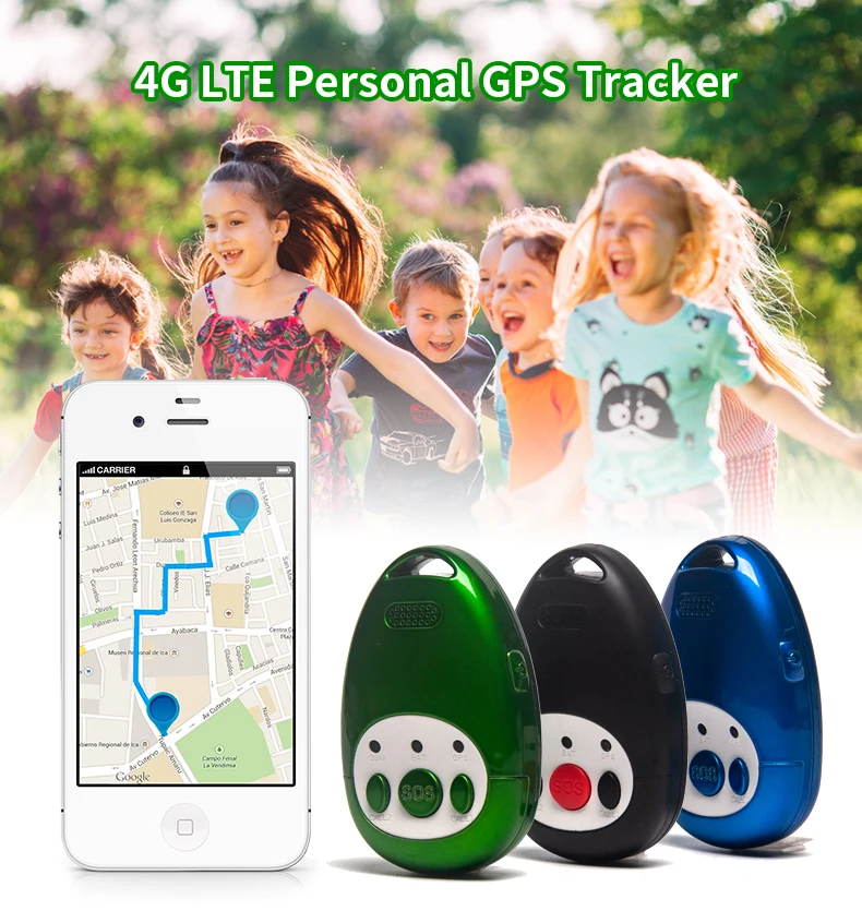Different Coloros Human Gps Tracking Earrings For Kids With Sos Panic