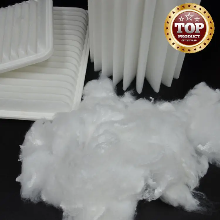 
Top quality low melt polyester fiber LMF 4D 51MM for heat-bonding non-woven fabric 