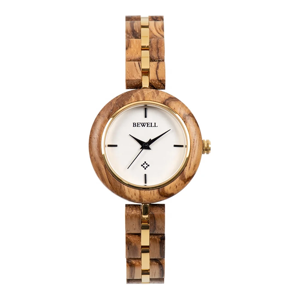 

Valentine's gift modern stylish women wristwatch luxury handmade wooden women wristwatch custom logo women wristwatch, Natural