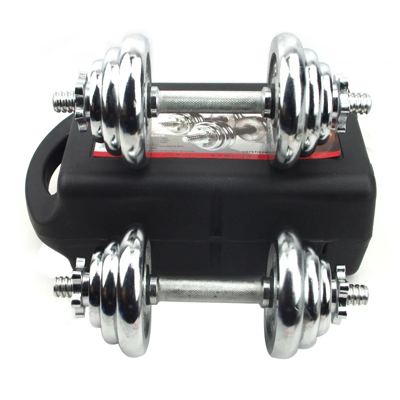 

New Arrival Gym Use Adjustable Plating50kg Dumbbell Set, As shown on the pictures