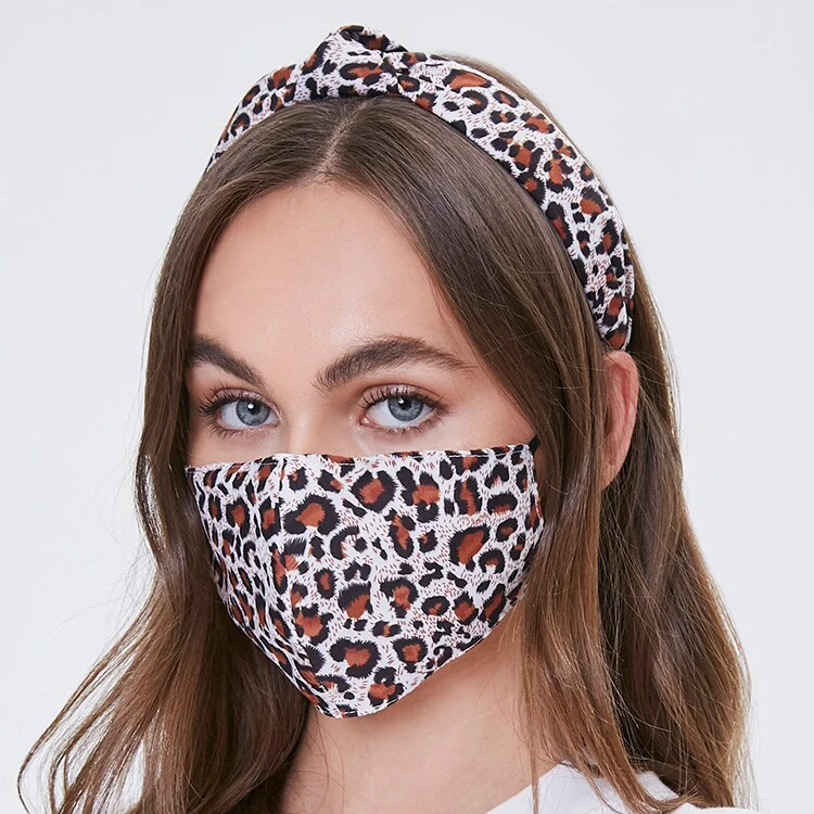 

Active hair accessories headbands scrunchies printed washable reusable cotton facemasks other accessories, Any color is available