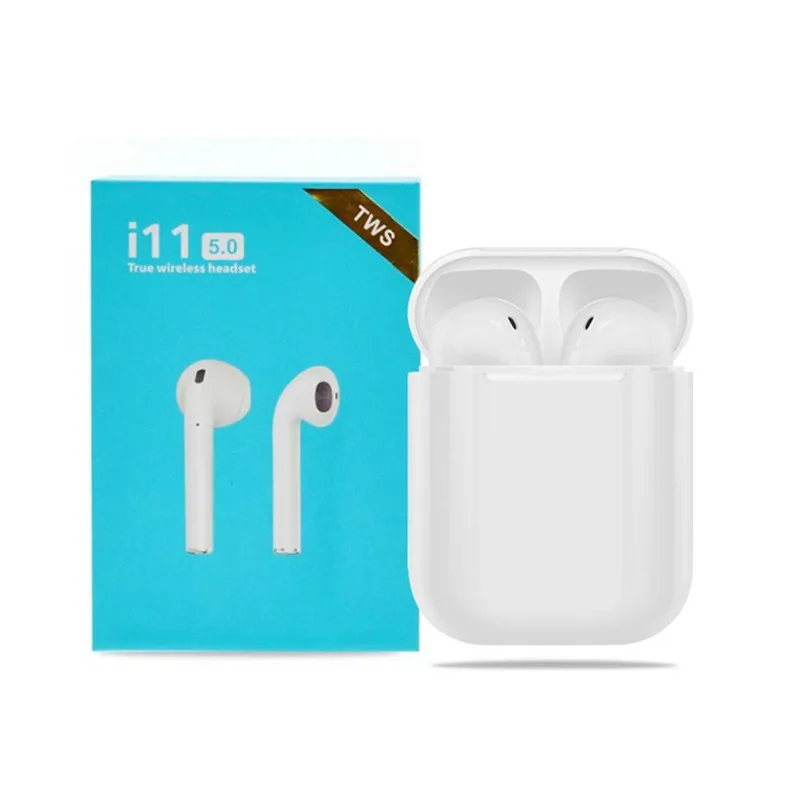 

Free Sample Wireless Earbuds Headphone Earphone Mini Wireless i12 TWS i7 i9 i11, White or custom color