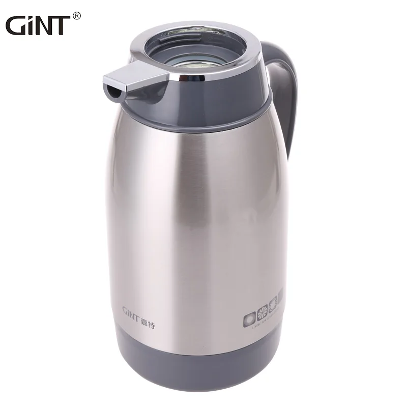 

GiNT 1.6L Stainless Steel Vacuum Flasks Thermal Bottles Coffee Pots for Office Home Cafe Restaurant Use, Customized colors acceptable