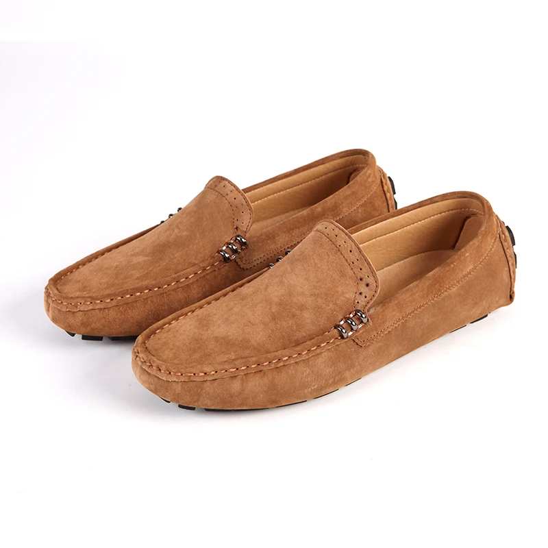 

New style driving rubber sole men's loafer shoes moccasins for men