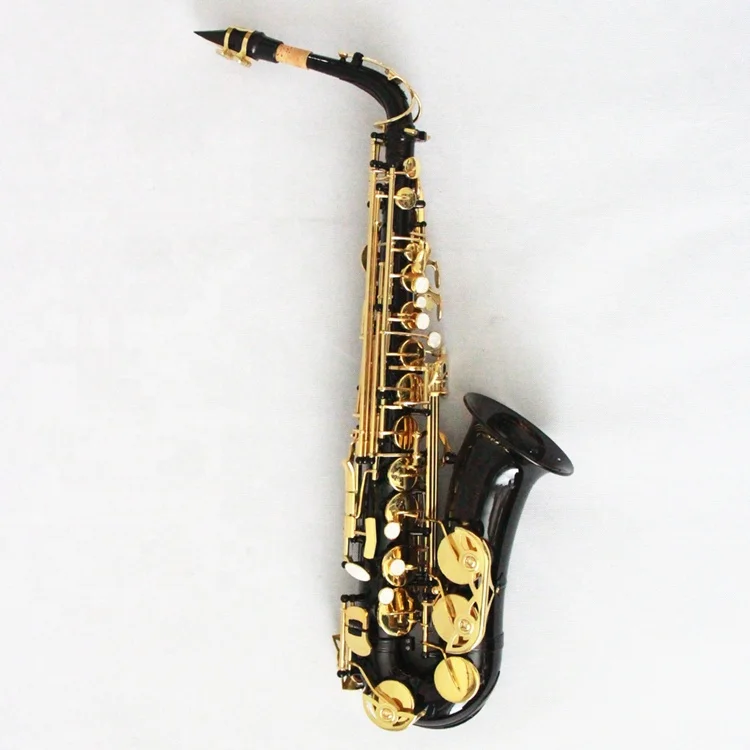 

Alto saxophone professional good workmanship saxophone high quality black alto saxophone