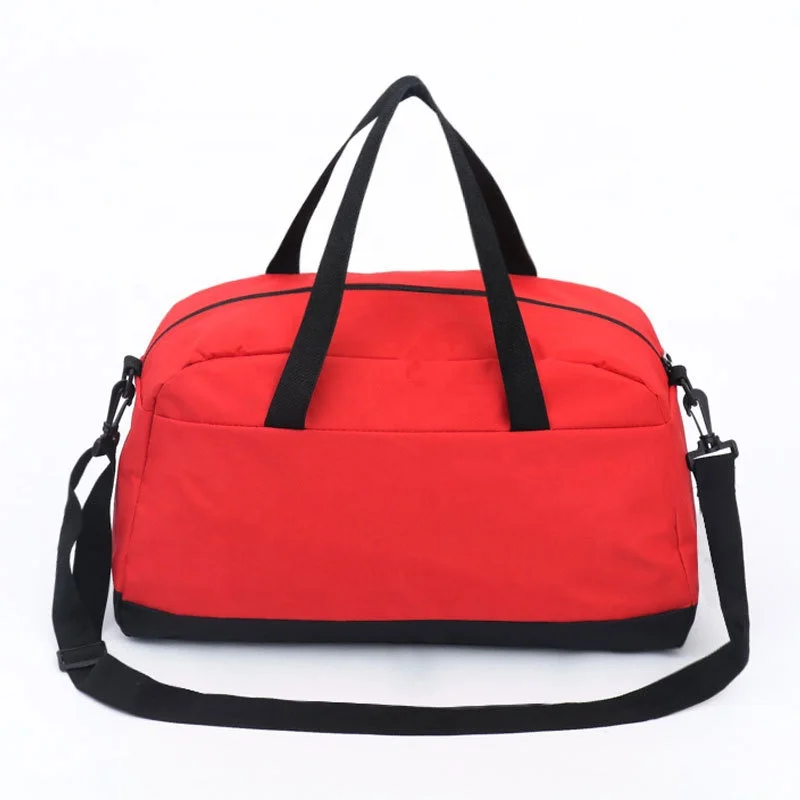 

Nice Wholesale Mens Oem Custom Logo Fitness Outdoor Cycling Waterproof Large Sport Gym Travel Bag, Black, red