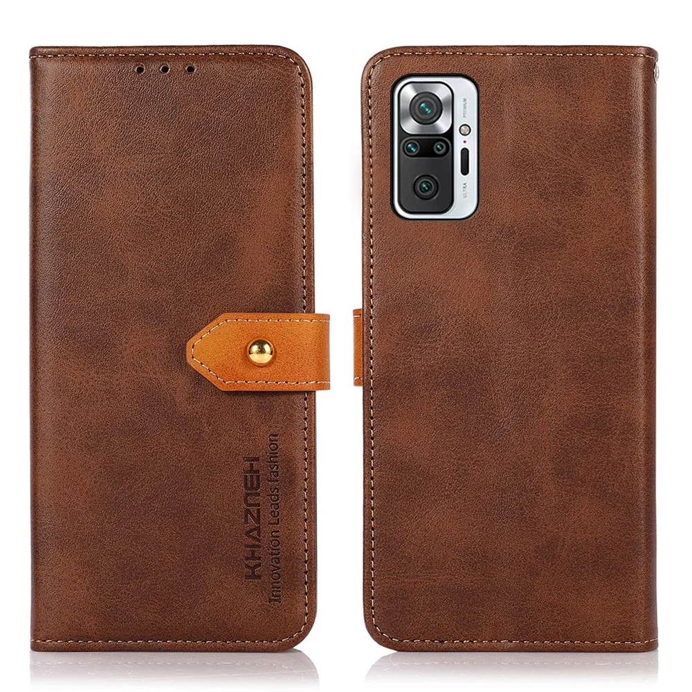 

Wholesale Card Slot Flip PU leather pro max cover case redmi note 10 phone case 5G