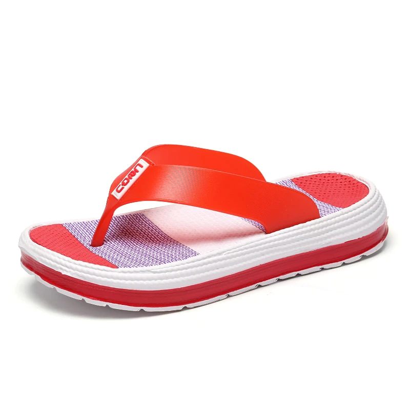 

Factory Wholesale Cheap Price Fashion Summer Beach Soft Platform PU Leather Flip-flops Slippers Women, Black,blue,purple,red,pink