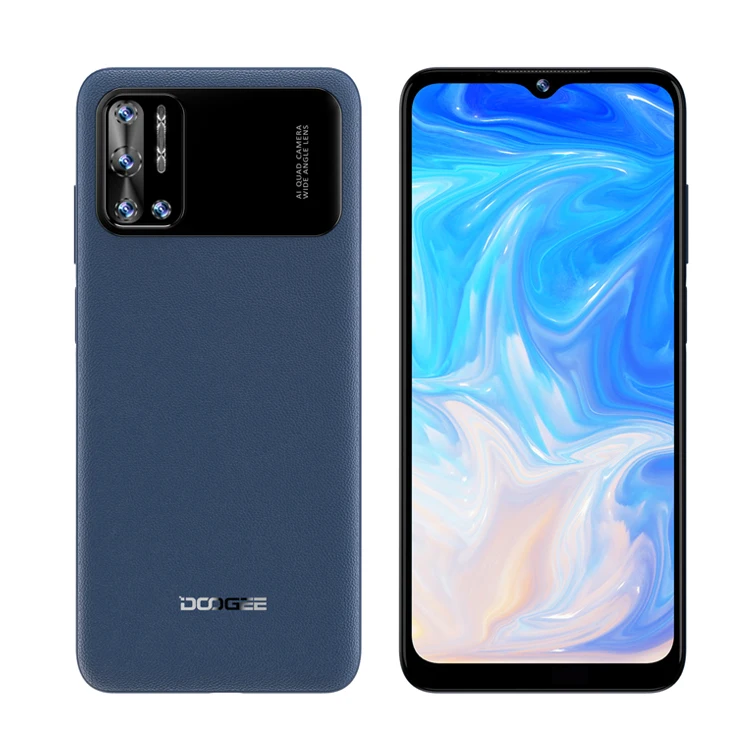 

Original Global DOOGEE N40 Pro 6GB 128GB Face ID Fingerprint 6380mAh 6.52 inch Android 11 MTK Helio P60 mobile phone cellphone