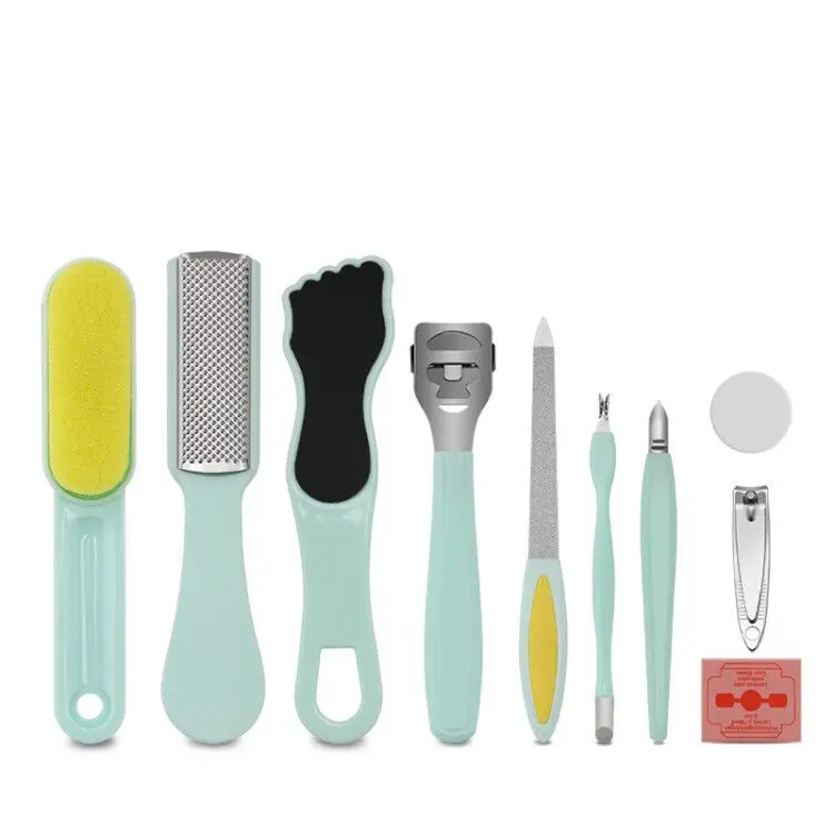 

Wholesale 10 in 1 Professional Pedicure Tools Foot Care Kit Manicure Pedicure Set