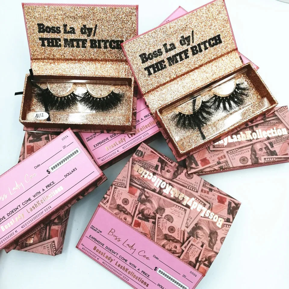 

false eyelashes box packing custom private label black lashbox money lash box self fold eyelash box lashese with case lashesbox