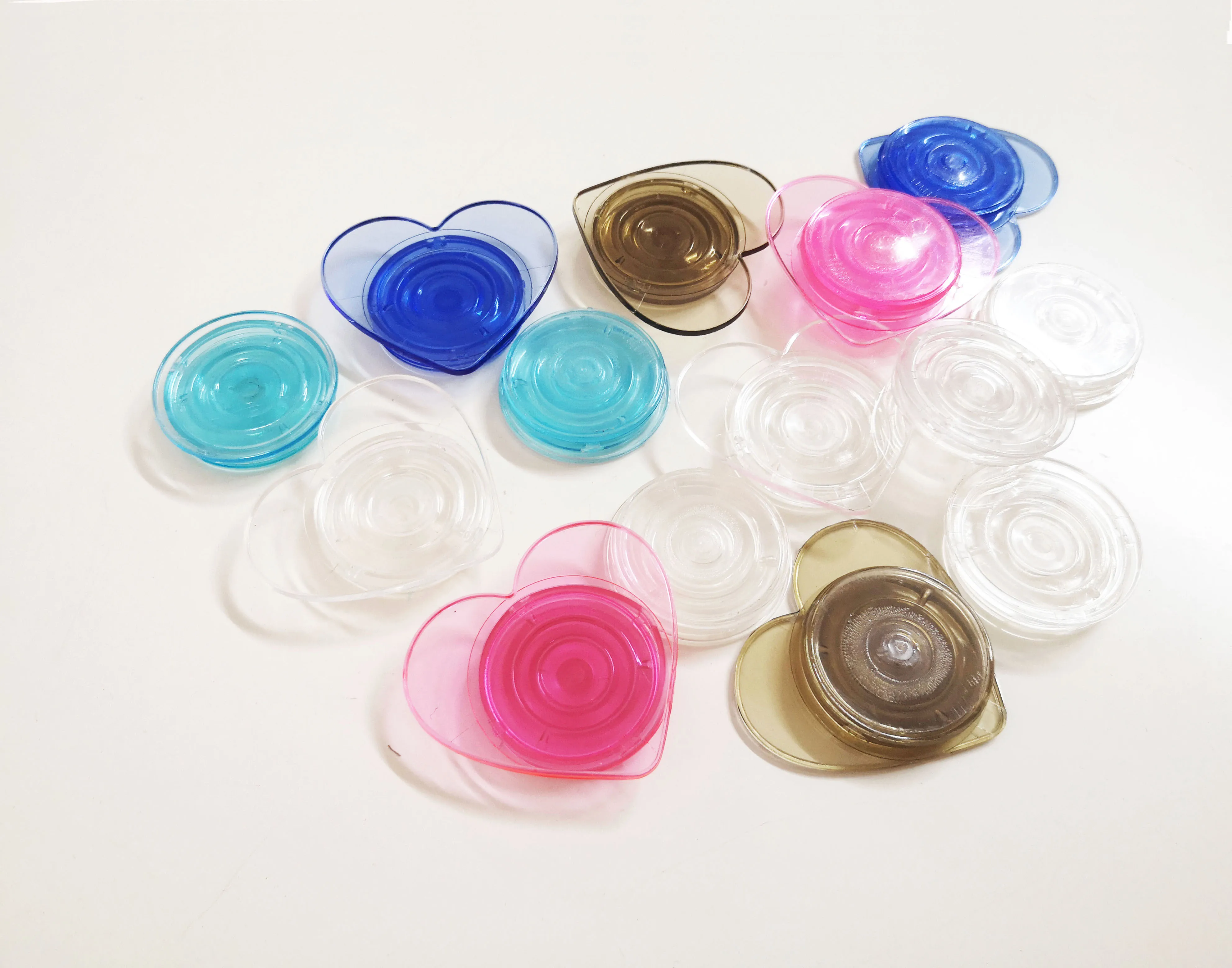 

2021 Korea Hot-selling new clear color cell phone holder socket, Transparent popular mobile phone grip holder, Customized color