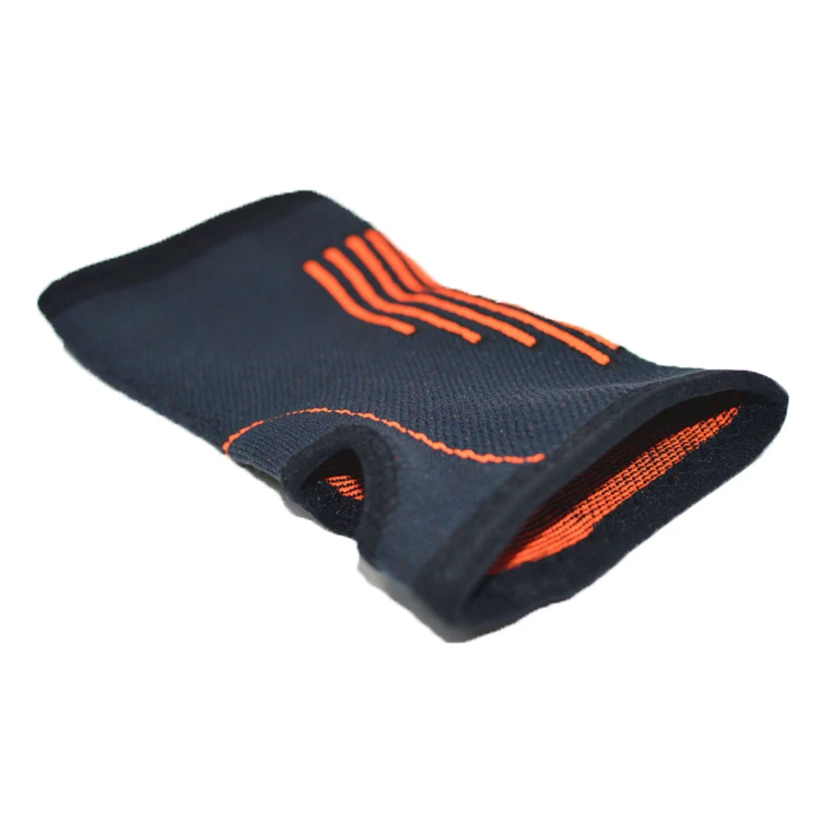 

2021 NEW Design Knitted wristband Unisex Sport nylon wristband sleeve for sports, Black