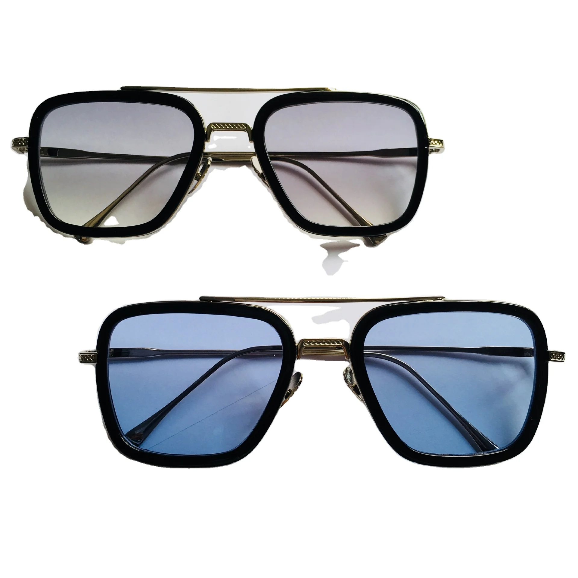 

New style fashion sunglasses net celebrity same style sunglasses Iron Man men's and women's sunglasses