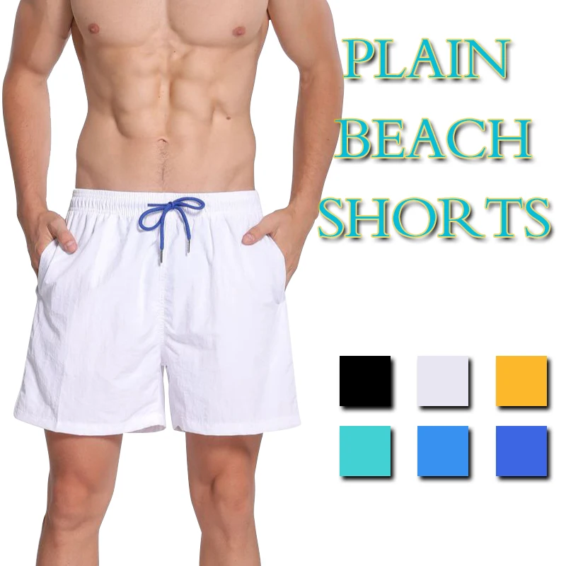 

Mens Board Shorts 4 Way Stretch Short Beach Swim Trunks, Customized colors