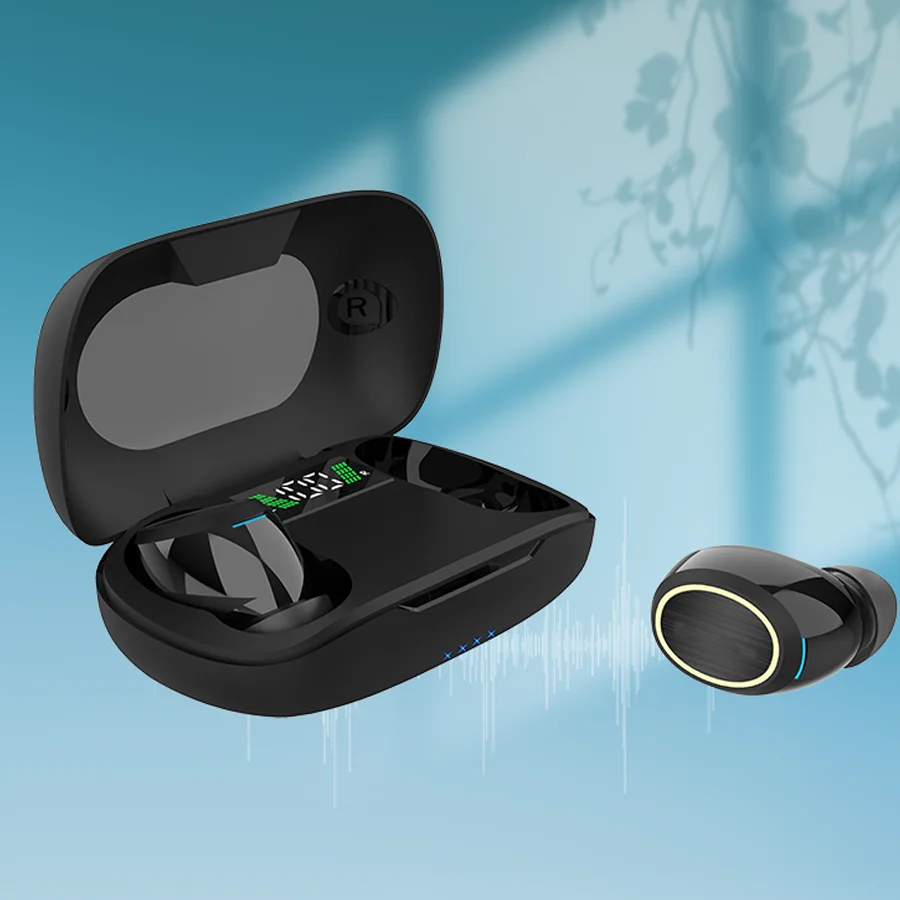 

Free Samples LED Display Earphone Headphone For Waterproof and Gaming 5.0 Headset In-Ear Earbuds