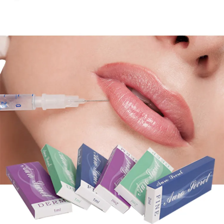 

1ml 2ml 10ml chinese hot sale cross linked hyaluronic acid dermal filler for breast buttock filler injector