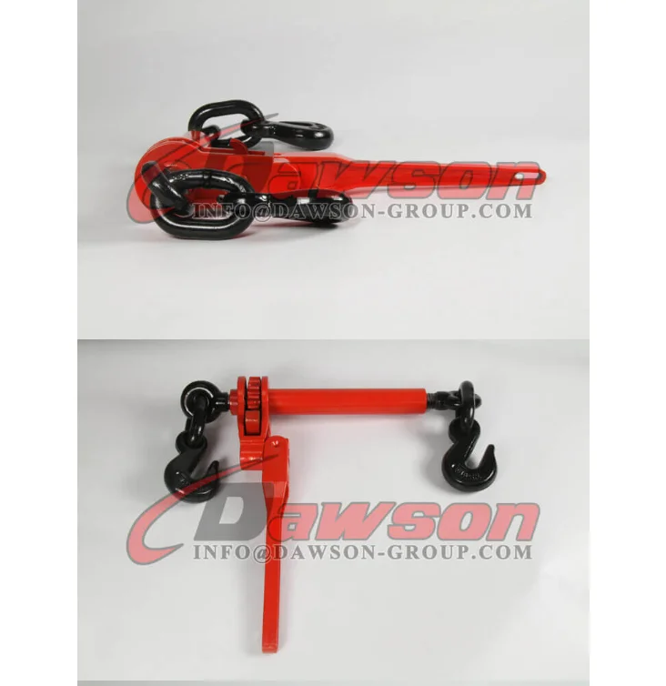 Folding Handle Ratchet Binder with Eye Grab Hook for Chain Size 5/16''- 3/8'' WLL 7100LBS