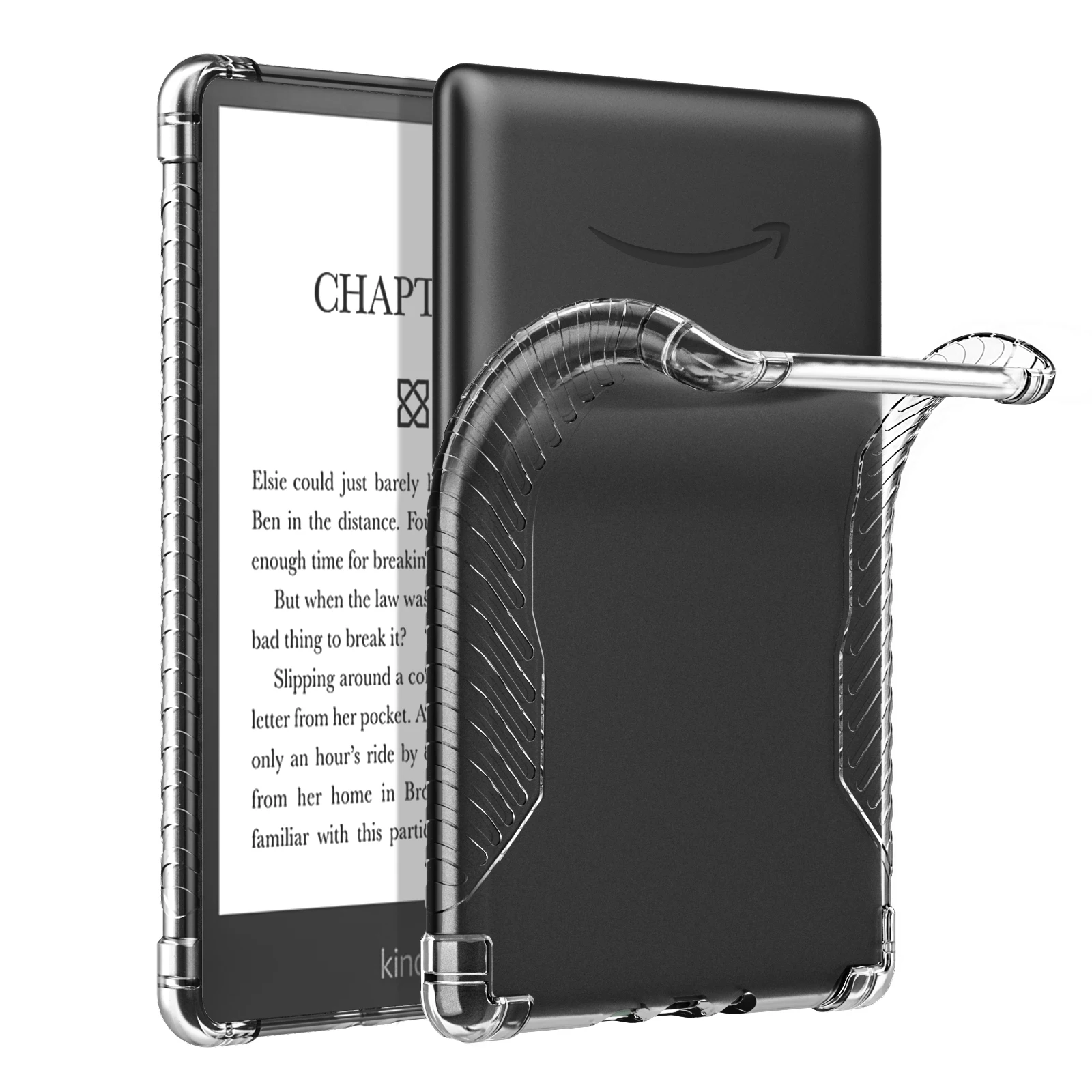 

MoKo Ultra Clear Soft Flexible Transparent TPU Skin Bumper Back Cover Case for 6.8" Kindle Paperwhite (11th Generation-2021)