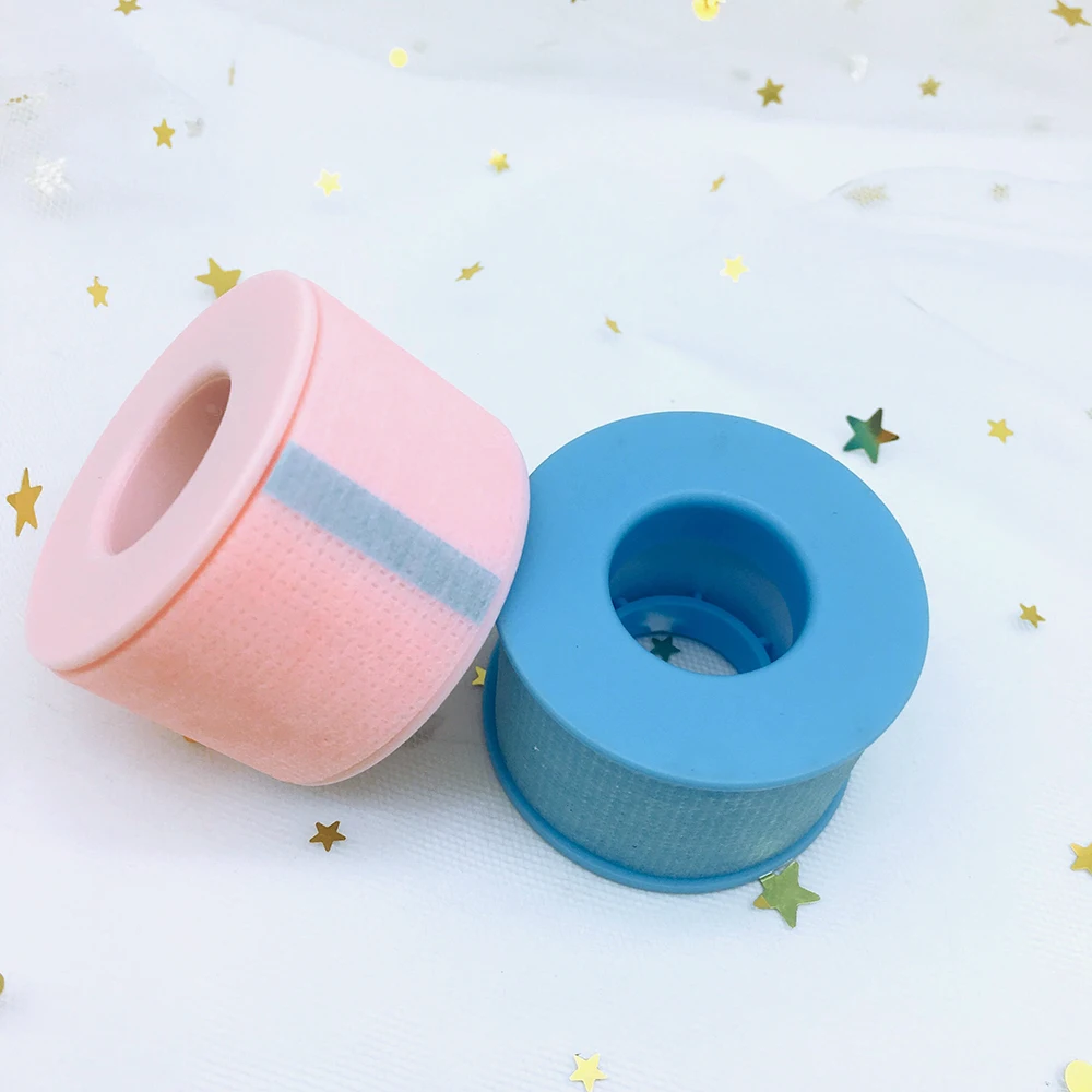 

Wholesale Custom Package Blue Pink Lash Extension Tape Wide Narrow Lash Adhesive Paper Tape for Lash Extensions, Green/pink/white