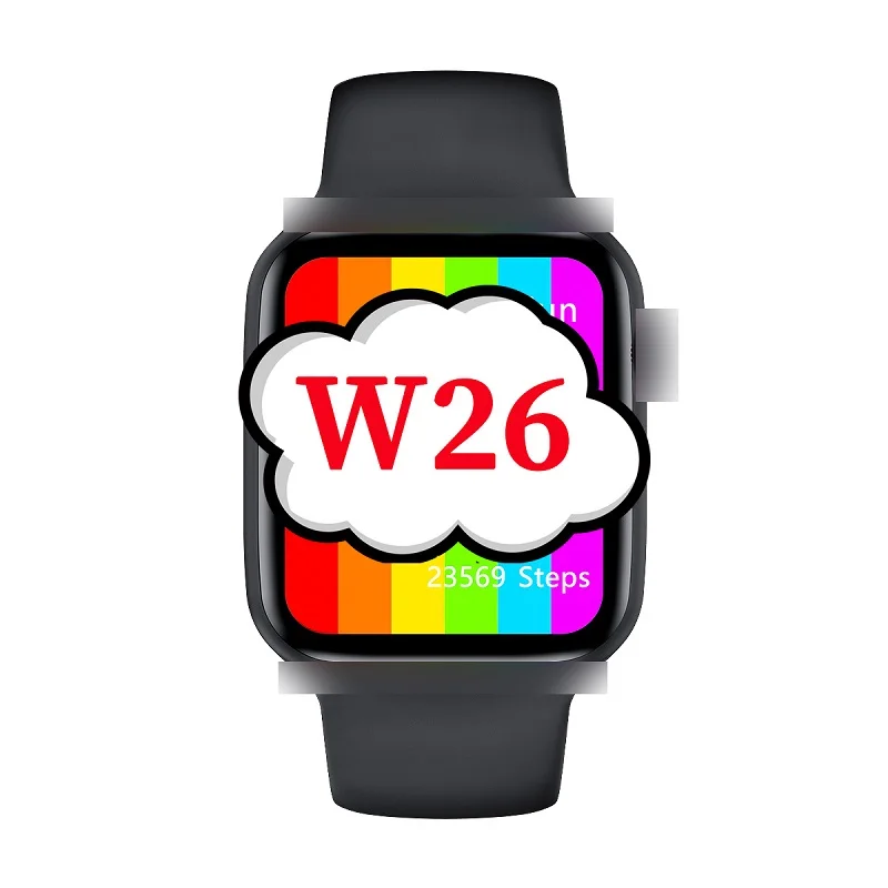 
IWO BT Call w26 smartwatch waterproof 1.75 inch ECG series 6 5 body temperature reloj smart bracelet 44mm W26 smart watch 
