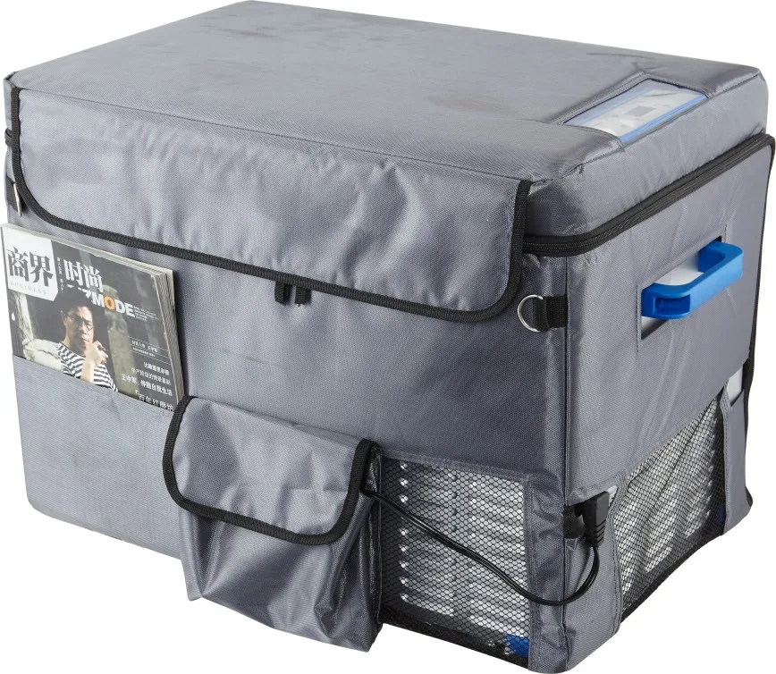 

Car Refrigerator Insulated Cover Cooler Bag, Silver grey