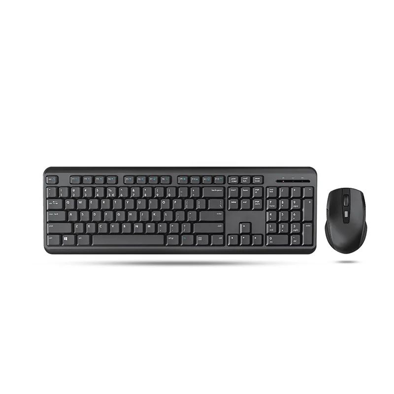 

ODM Standard Size 104 Keys Keyboard Mouse Combo 2.4g Mute Wireless Keyboard Mouse Combo, Injection color