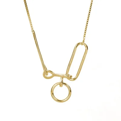 

As picture New Trendy Jewelry Geometric Choker 925 sterling silver initial necklace