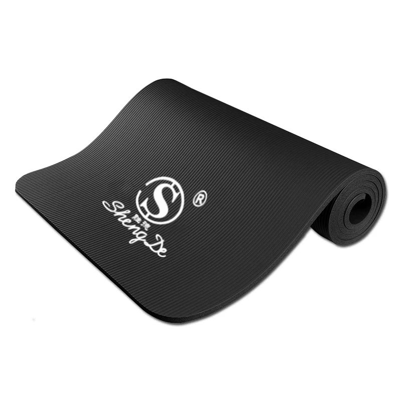 

183cm*61cm*0.8cm High Quality Design Wholesale Cheap Black Anti Slip NBR Foam Yoga Mat