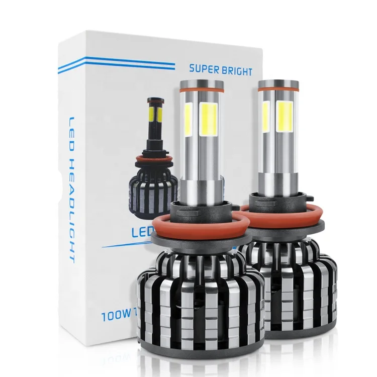 Auto LED headlight bulb g9 COB chip 100W 12000LM H11 H7  H4 9005 LED headlight car lighting accessories