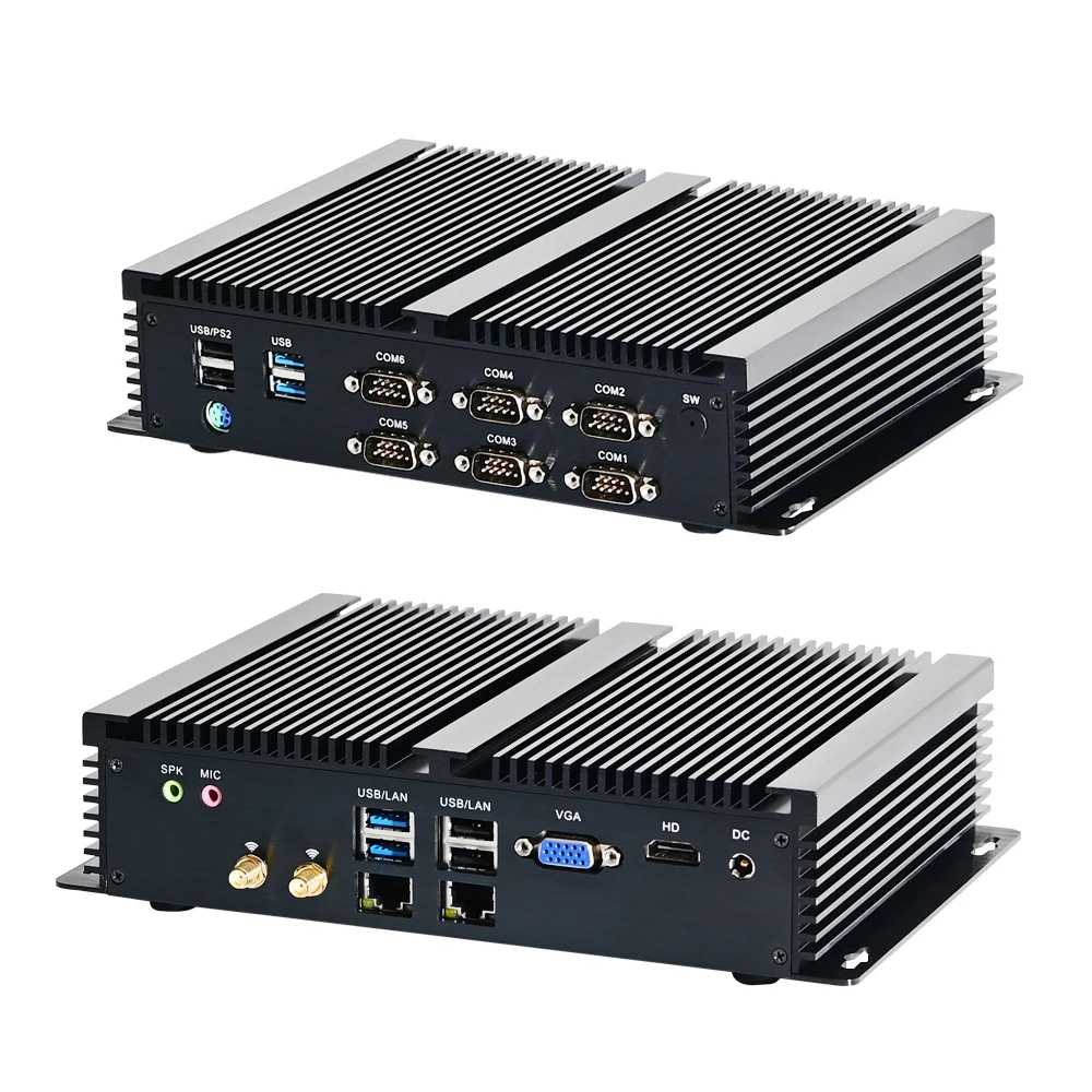 Industrial Fanless Mini PC cas