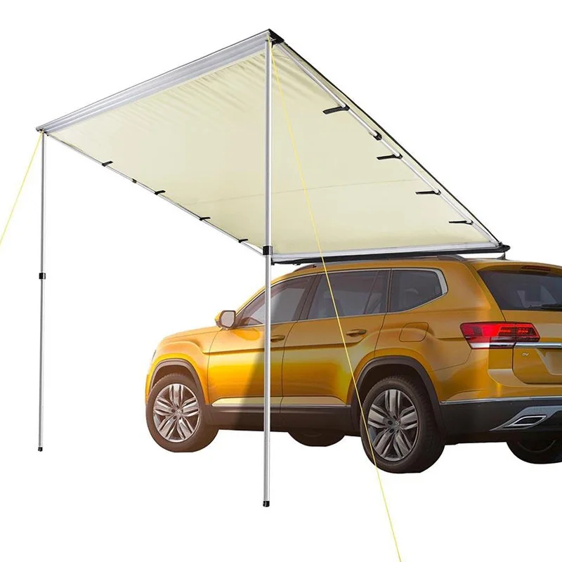 

Car Side Awning Car Roof Tent trekking tent camping tent outdoor, Gray,khaki