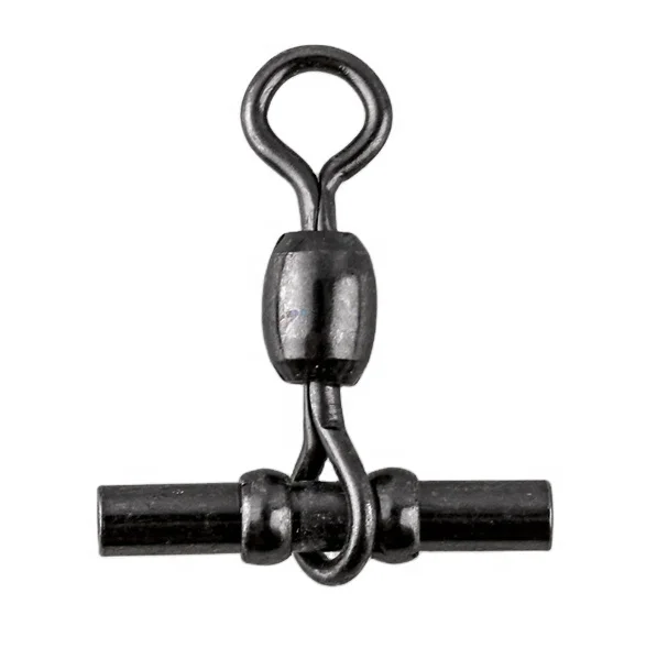 

cross line crane swivel for longline fishing, Silver, black