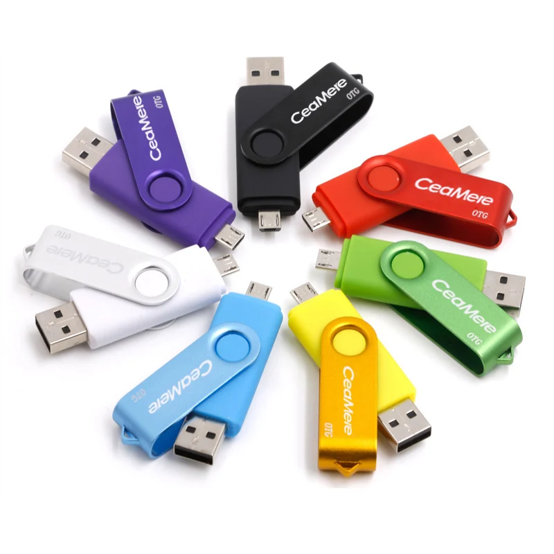 

Ceamere CMC5 XC OTG USB Flash Drive 128GB 64GB 32GB 16GB 8GB 4GB 2GB Pen Drive Smartphone Pendrive OTG 2.0 USB Flash Drive