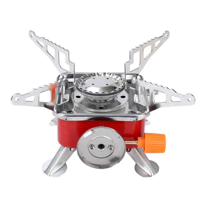 

2023 Portable Outdoor Mini Square Round Camping Picnic Gas Stove Hiking BBQ portable stove gas foldable gas stove