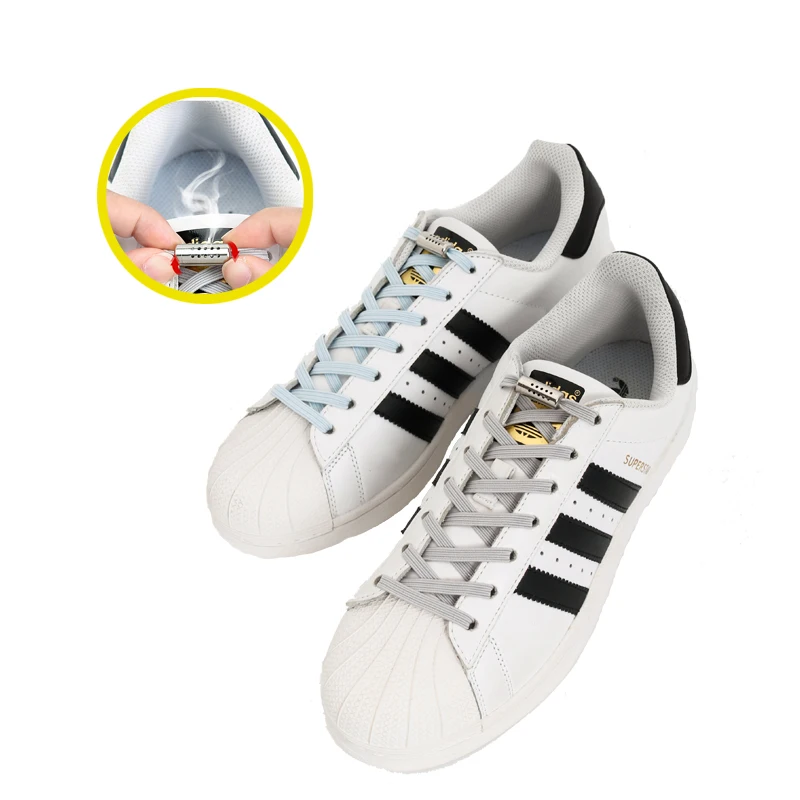 

2022New Aromatherapy shoe buckle elastic without tie shoelaces Universal for adults and children sneaker lazy shoelaces