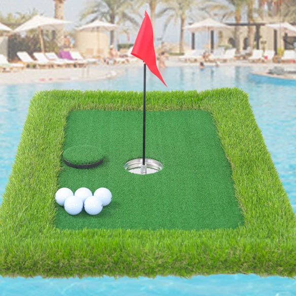 

Water Golf Putting Practice Mat Outdoor Recreation Activities Golf Percussion Mat Floating Green Mat