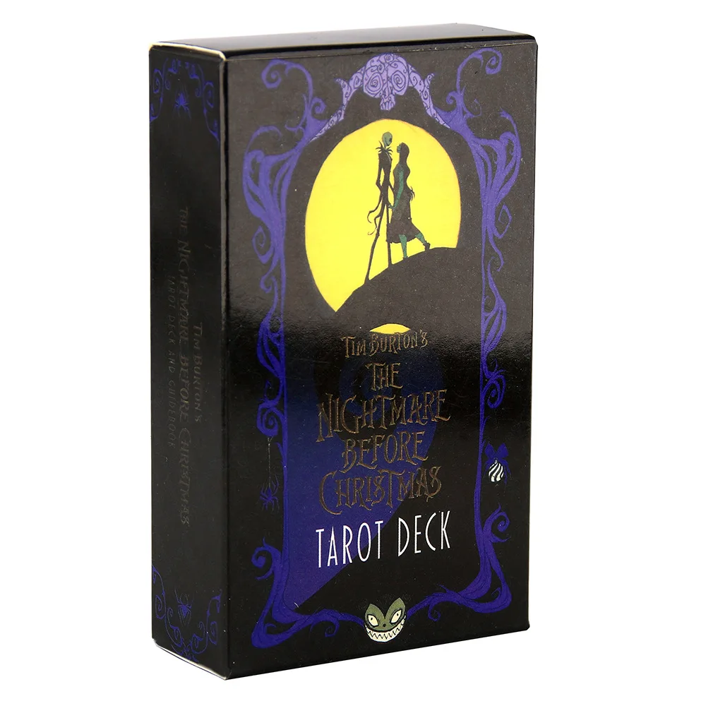 

The Nightmare Before Christmas Tarot Deck and Guidebook 78 Cards Deck and Card Game Board Game Divination Tell the Future
