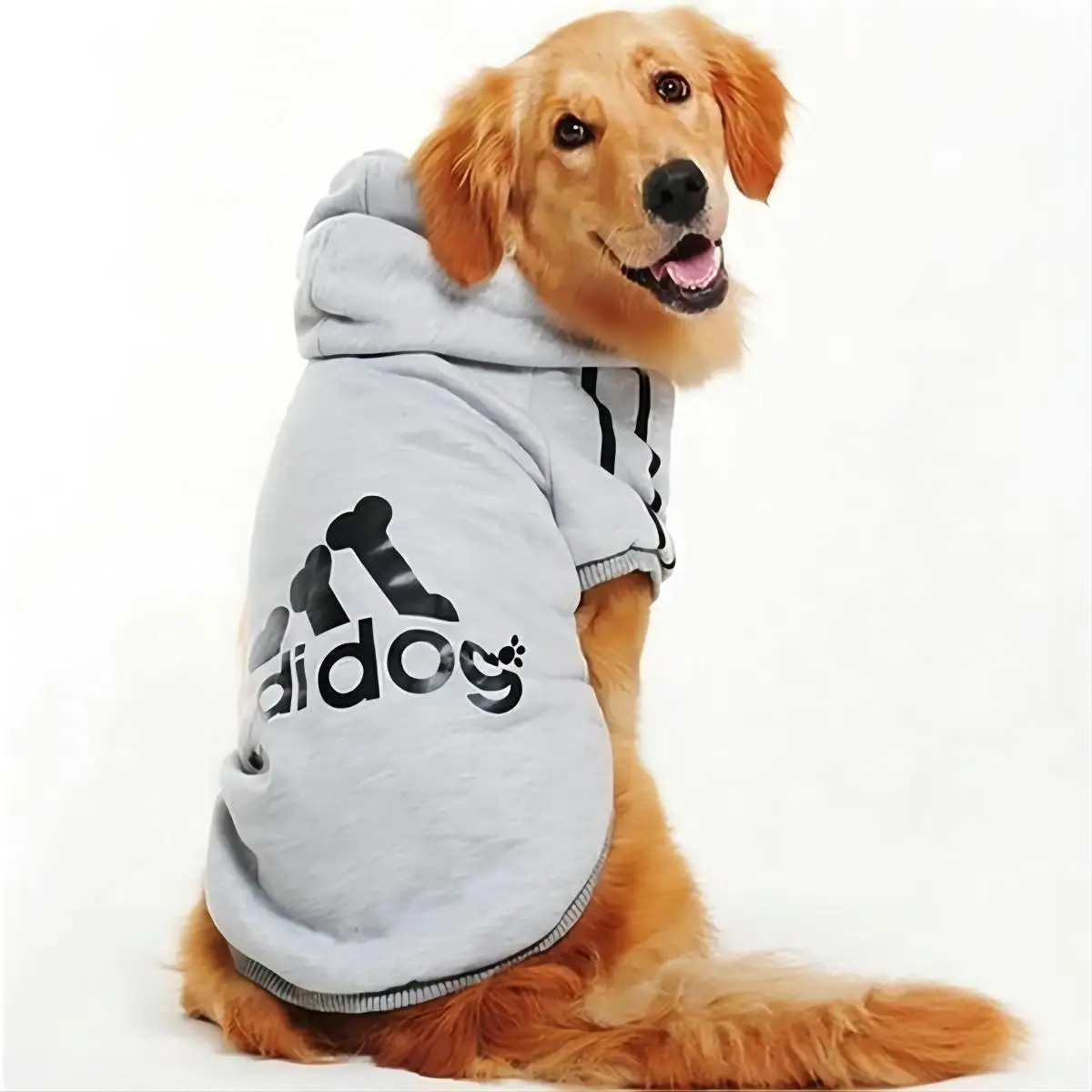 

Pet Dog Clothes Winter Adidog Warm Hoodie Coat Jacket Casual Dog Clothing Size S-2XL