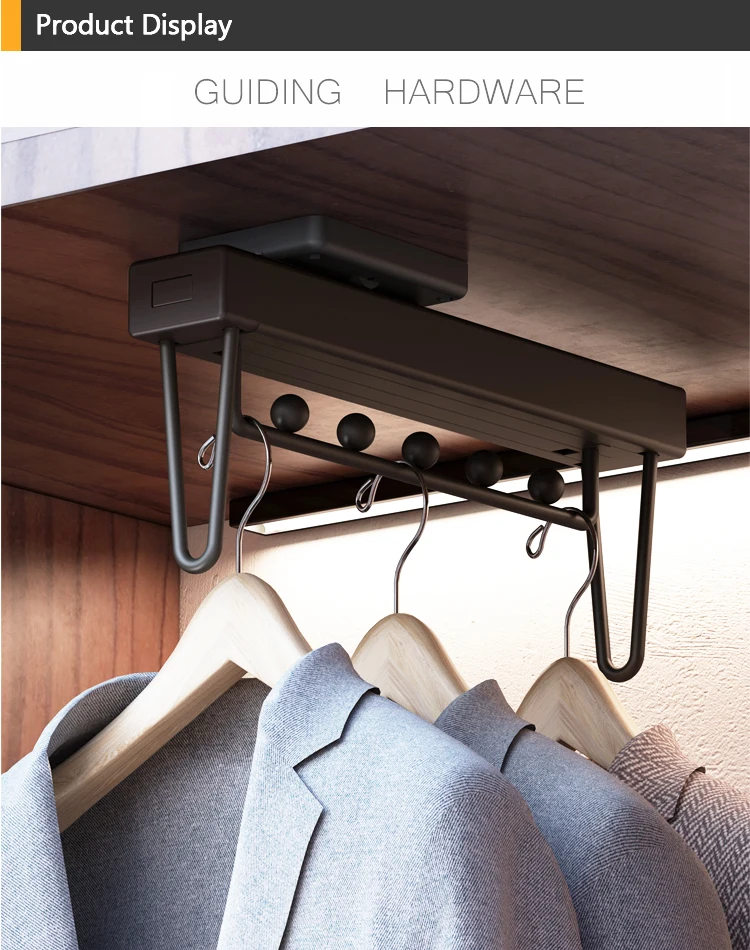 Sliding Slide Out Wall Hung Clothes Drying Airer Rack Metal Garment ...