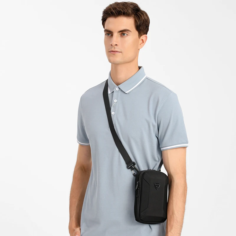 

Ozuko 9442 2023 New Waterproof Casual Sling bag for Men Manufacturer MEN Business Small BAG School Mini Shoulder bag